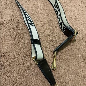 Michael Kors Black and White Adjustable Strap